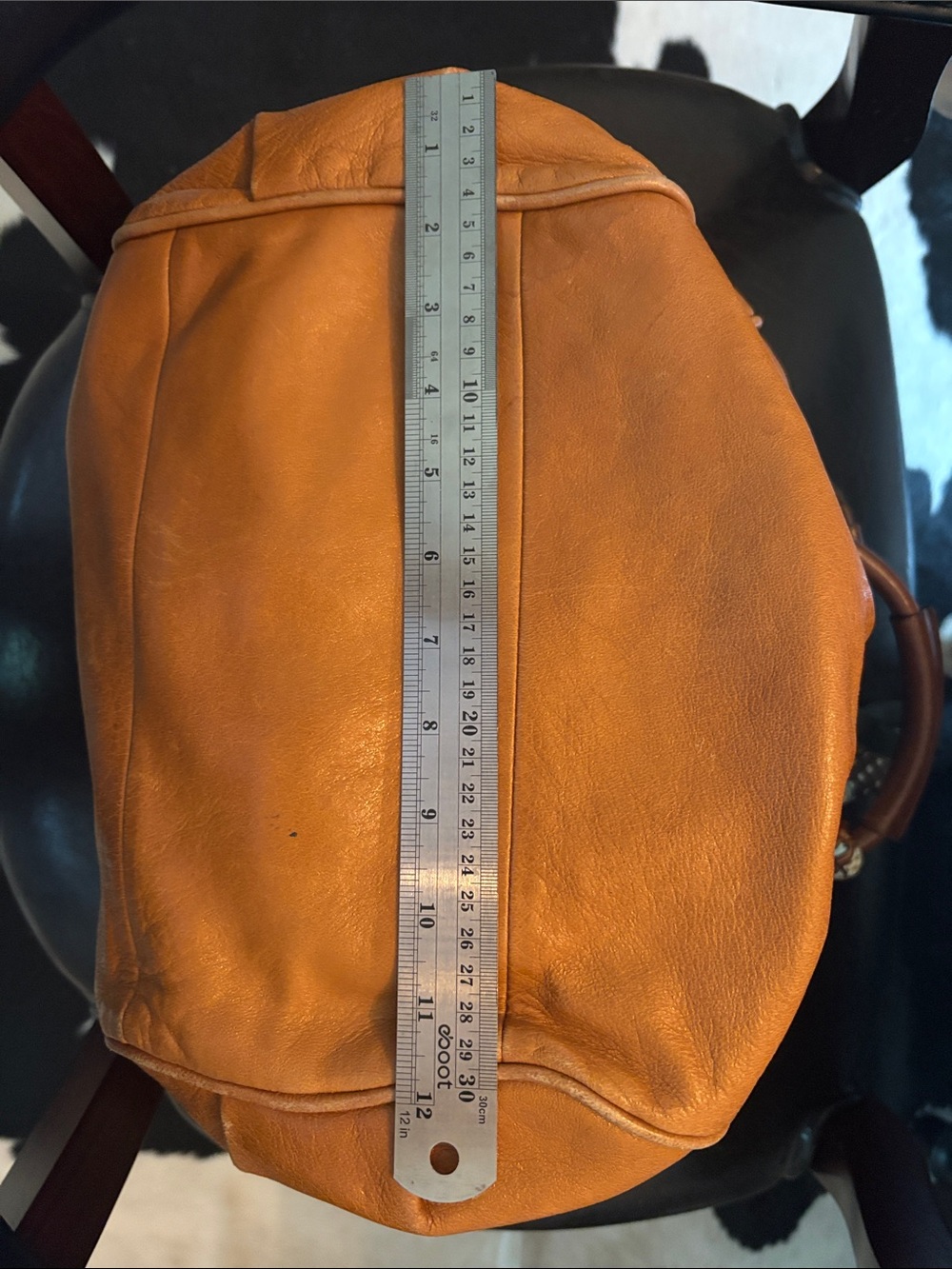 Chloe Ethel Lambskin Leather Bag with equestrian scarf - Picture 7 of 17